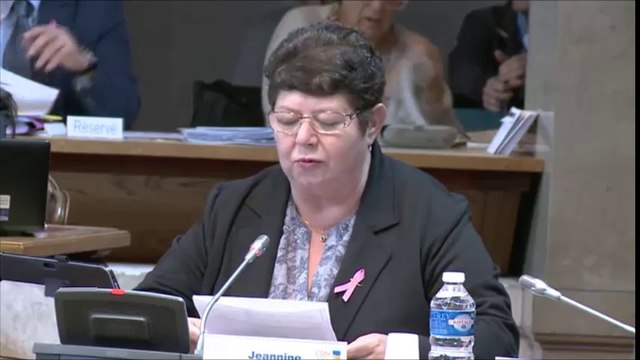 Jeannine TISSERANDOT. Discussion générale. 17 octobre 2016