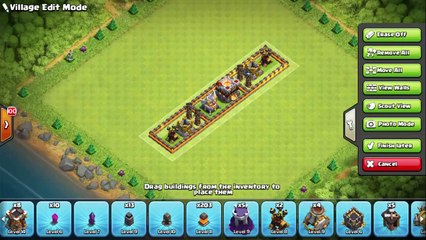 TOWN HALL 11 TROPHY BASE 2016 WITH BOMB TOWER #2