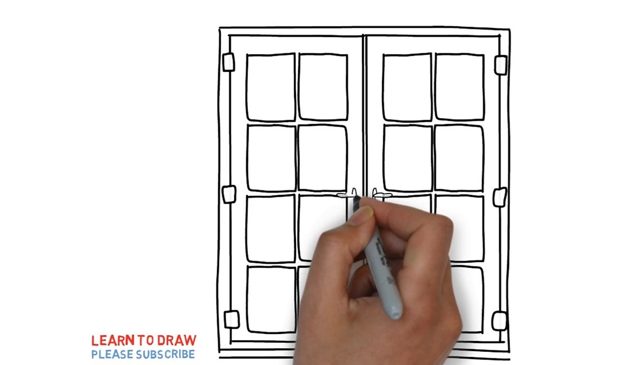 Easy Step For Kids How To Draw a Window