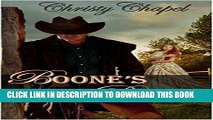 [PDF] Boone s Bride: (A Courage and Cowboys Mail Order Bride Romance) Full Online
