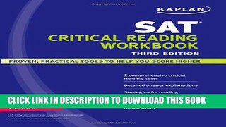 [PDF] Kaplan SAT Critical Reading Workbook Full Online