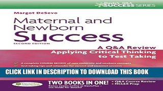 [PDF] Maternal and Newborn Success: A Q A Review Applying Critical Thinking to Test Taking (Davis
