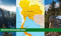 Big Deals  Map of Thailand Journal: 150 page lined notebook/diary  Best Seller Books Most Wanted