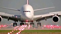 AMAZING EMIRATES A380 LANDING PLUS TAKEOFF AT HEATHROW (PILOT VOICE INCLUDED)