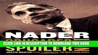 [Read PDF] Nader: Crusader, Spoiler, Icon Download Free