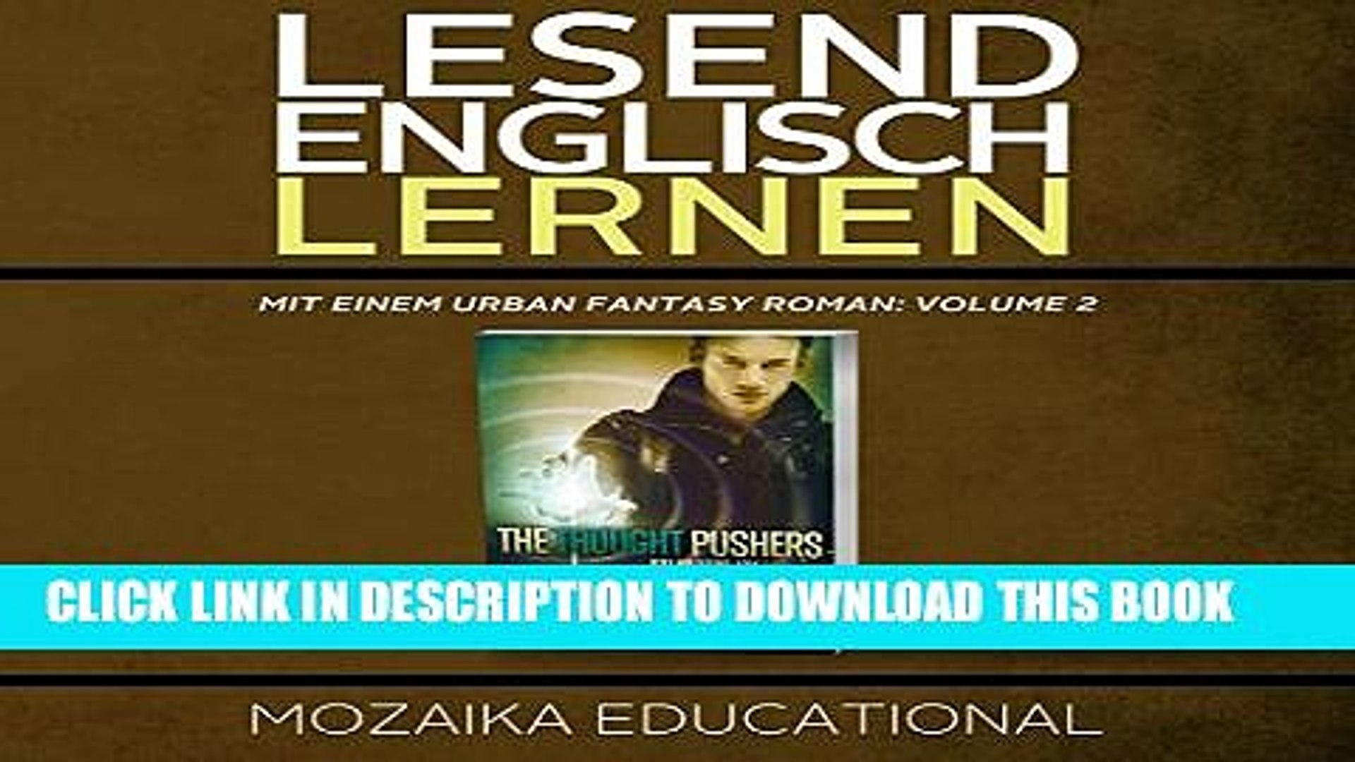 ⁣[DOWNLOAD] PDF BOOK Englisch Lernen: Mit einem Urban Fantasy Roman: Volume 2 [Learn English for