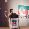 Andleeb Abbas Presenting Facts on Panama Leaks to IPF Members