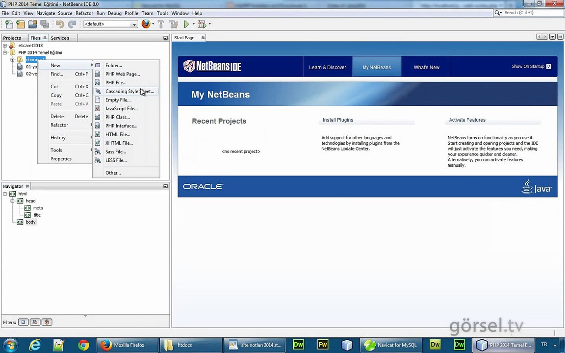 PHP EgitimSeti 09 - değişken tanımlama kuralları