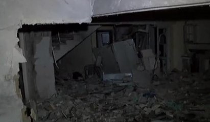 Gaziantep'te canlı bombanın kendini patlattığı evin içinden görüntüler