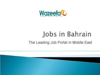 Find latest jobs in Bahrain