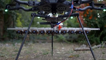 1000 Watt diode lamp on multicopter