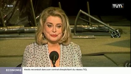 Catherine Deneuve aux Célestins