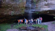 47ª EXCURSION DE SALSEROS (VINUESAVENTURA, CASTROVIEJO, CUEVA SERENA, CASCADA FUENTETOBA) 2ª PARTE