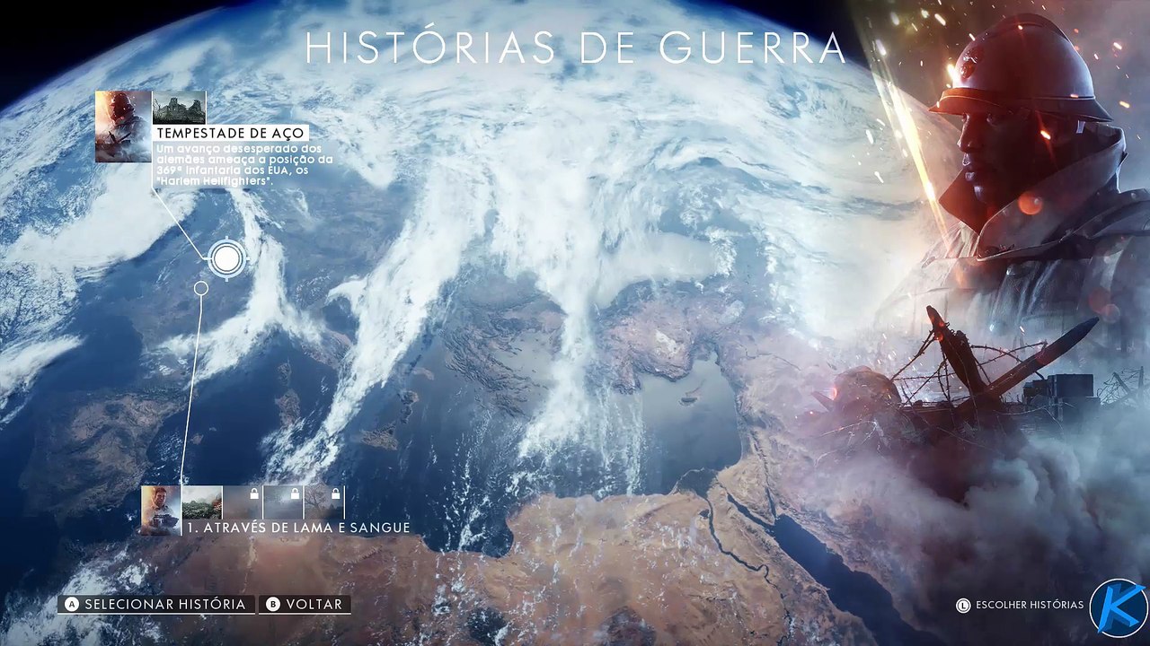 BATTLEFIELD 1 - ATRAVÉS LAMA E SANGUE  [Gameplay Dublado PT-BR Xbox One] #2