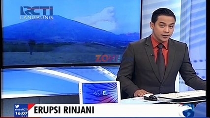Video Amatir Letusan Gunung Rinjani