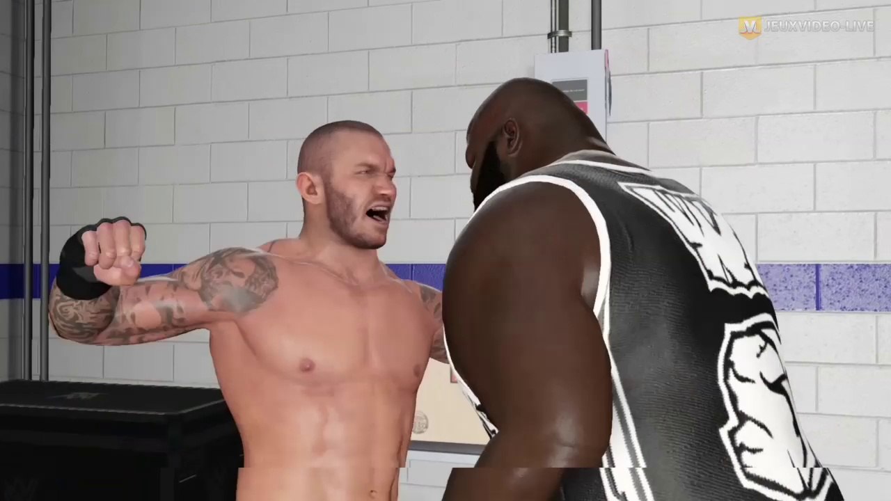 WWE 2K17 : Combat dans les coulisses (Backstage Brawl / Randy Orton vs Mark Henry)