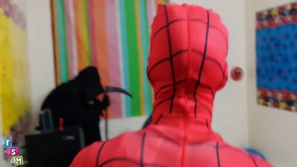 Spiderman vs Ghost Scary Game Prank - Fun Superhero In Real Life Movie  -)-e6KscpgDd5s