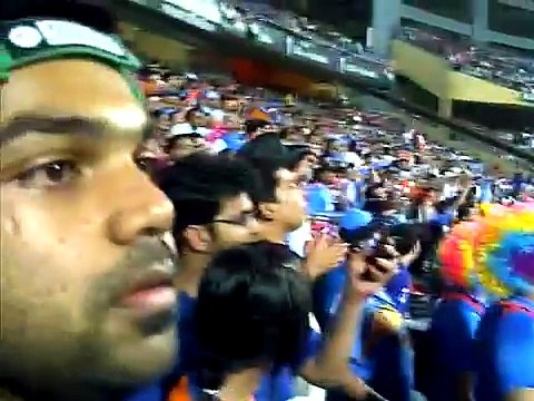 final moments - six by m s dhoni cricket world cup final 2011