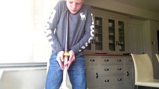 How to put a grip on a cricket bat using a cone