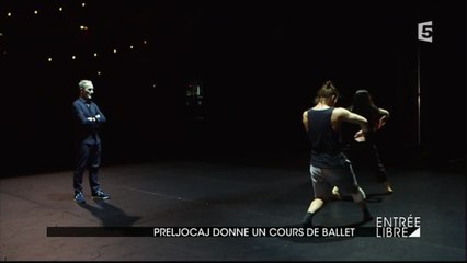 Preljocaj donne un cours de ballet