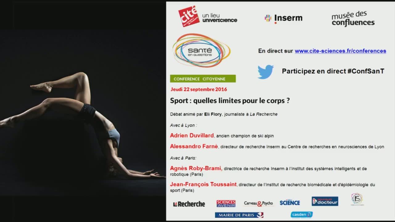 Conférence, "Sport: quelles limites pour le corps?"