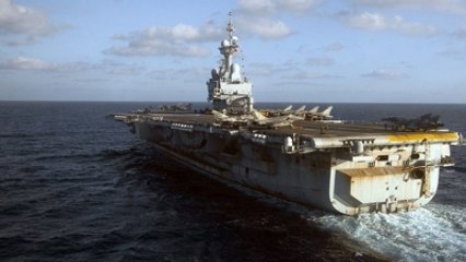 Avrupa'nın En Büyük Uçak Gemisi Musul İçin Devrede