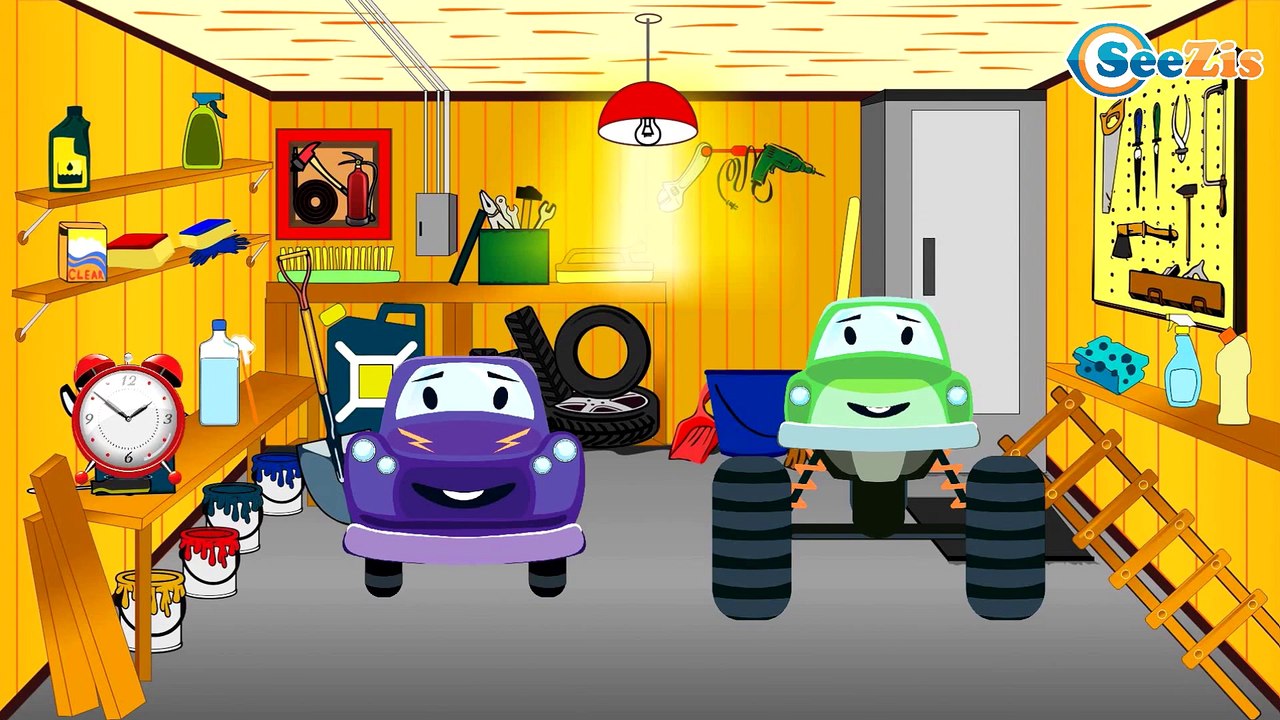 The Orange Racing Car Adventures - Race in the City. Cars Cartoons for kids