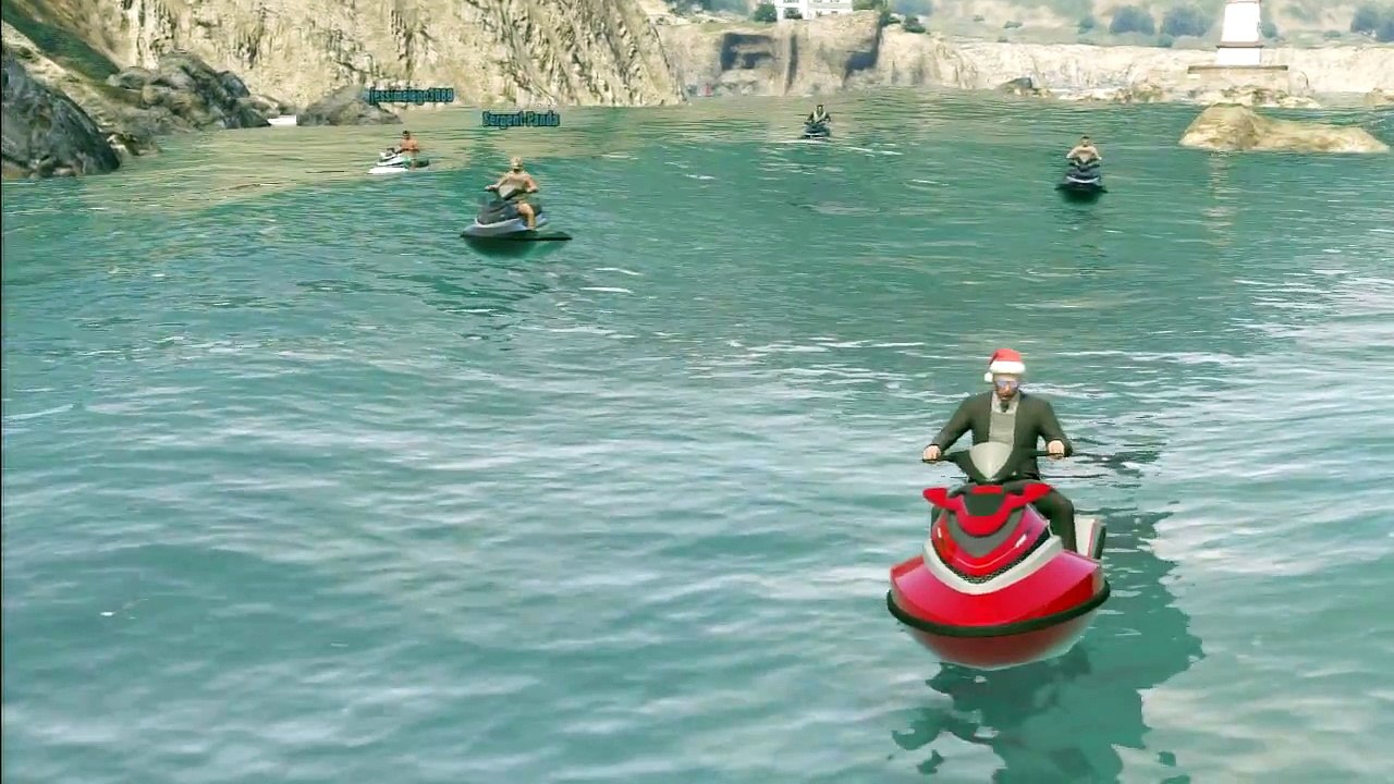 GTA 5 Funny Moments Online - Epic Jet Ski Race Glitch (GTA 5 Gameplay)-aAK7P2dRE8g