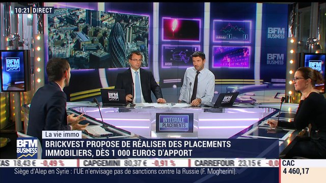 La vie immo: Placements immobiliers: BrickVest réduit le ticket d'entrée à 1 000 euros - 17/10