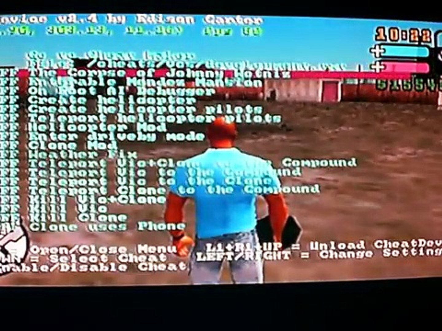 Grand Theft Auto Vice City Stories Gta Vcs Psp Cheatdevice Landmines Beta Unused Weapon Video Dailymotion
