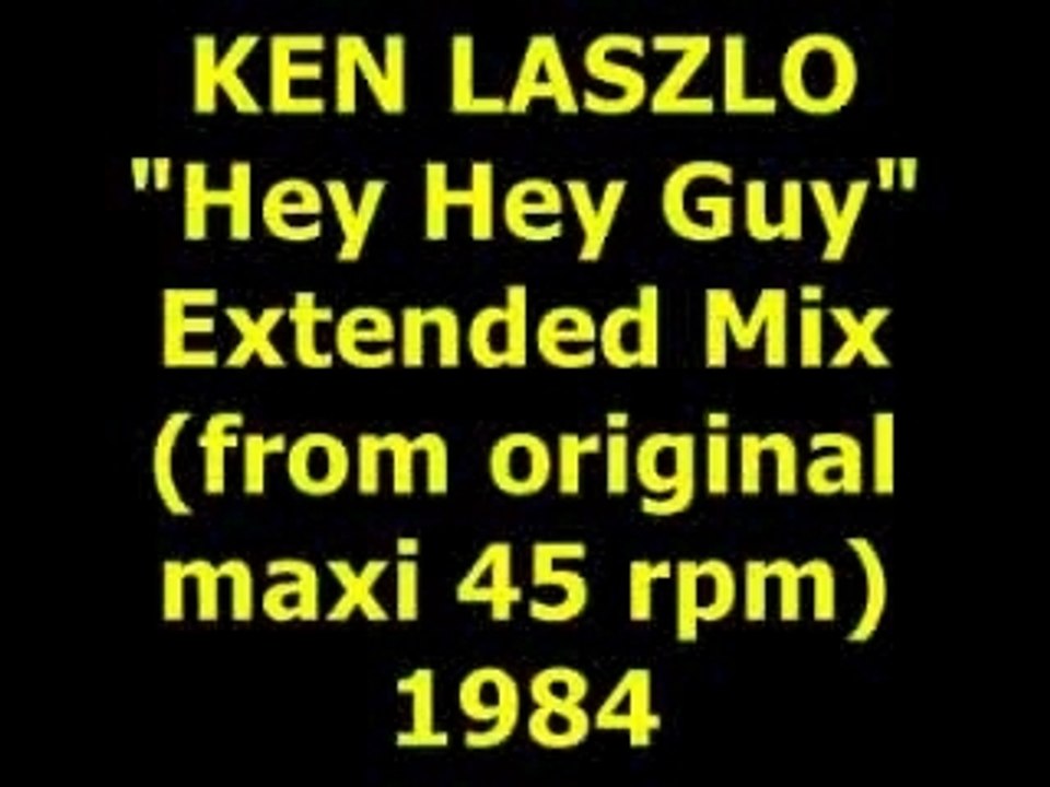 KEN LASZLO  "Hey Hey Guy"  Maxi 45 rpm