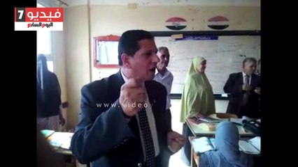 مدارس كفر الشيخ تقف دقيقة حدادا على أراوح شهداء مصر بسيناء