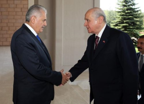 Başbakan Yıldırım, MHP Lideri Bahçeli ile Görüştü