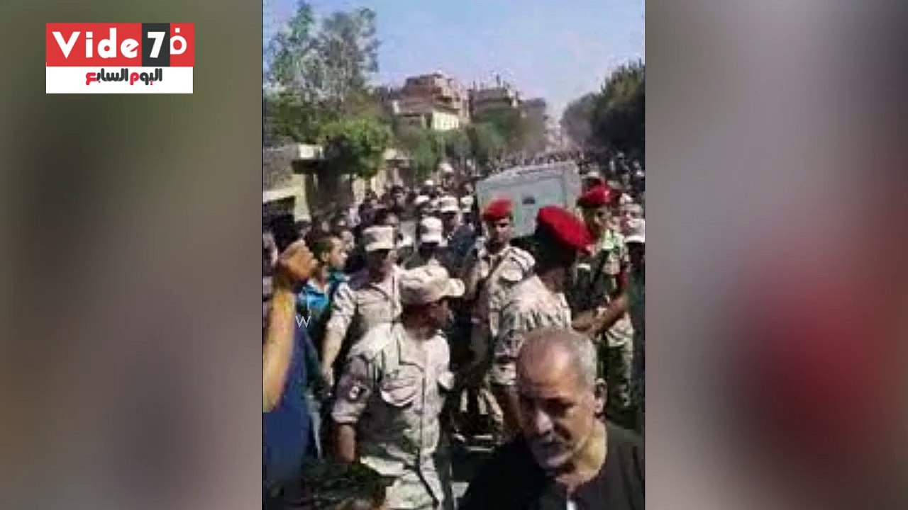 المنوفية تشيع جثمان مجند استشهد في حملة مداهمات...