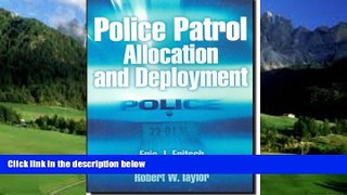 Books to Read  Police Patrol Allocation and Deployment  Best Seller Books Best Seller
