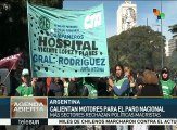 Sigue en marcha el paro nacional en Argentina para el 28 de octubre