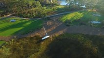Hurricane Matthew Leaves Boat on Golf Course