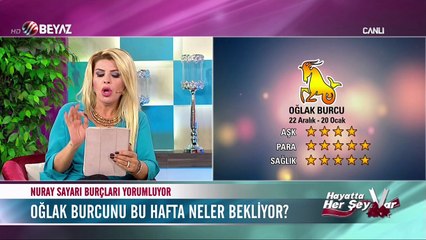 Nuray Sayarı'dan Haftalık Burç Yorumu - 17 Ekim 2016 -OĞLAK