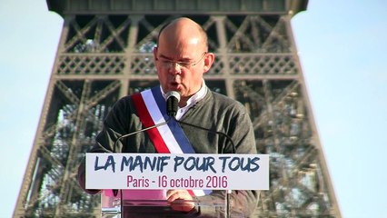 Discours de Xavier Lemoine à la Manif Pour Tous ce 16 Octobre 2016
