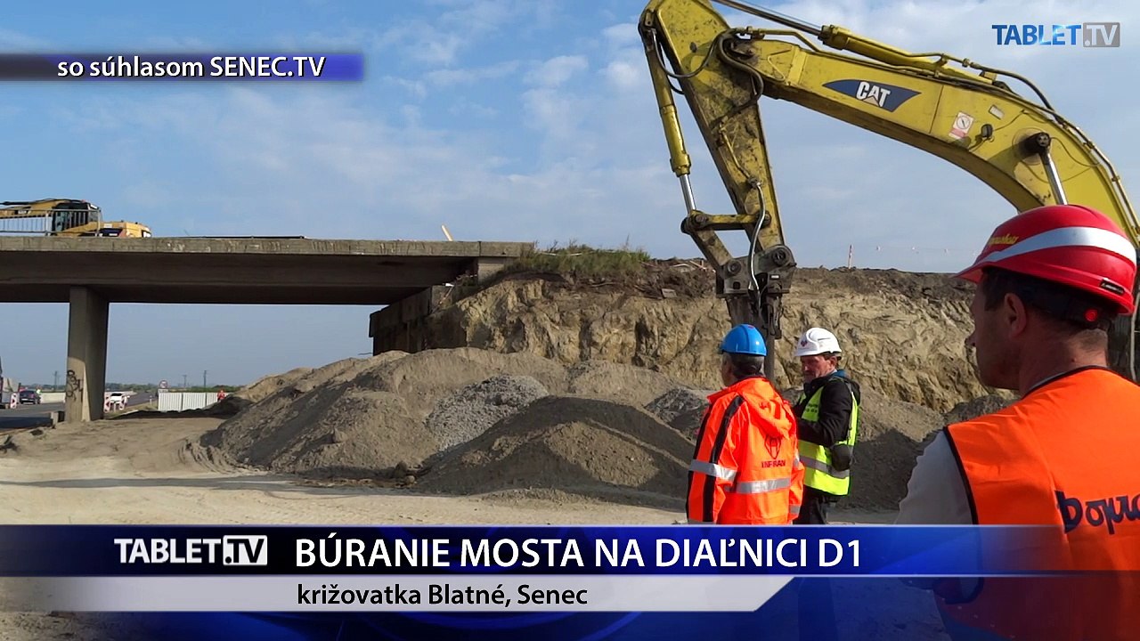 BURANIE MOSTA NA DIALNICI D1