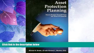 Big Deals  Asset Protection Planning  Full Read Best Seller