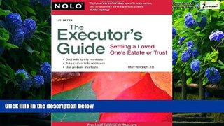 Big Deals  The Executor s Guide: Settling a Loved One s Estate or Trust  Best Seller Books Most