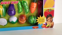 장난감 절단 과일 벨크로 요리 Playset의 과일과 야채