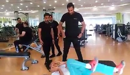 At the age of 64 look how fit Imran Kha is