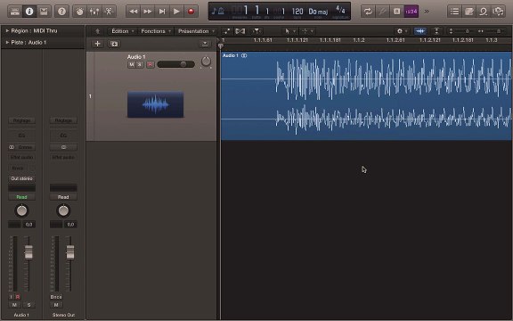 LOGIC PRO X - Comment ajuster une région audio et la déplacer facilement