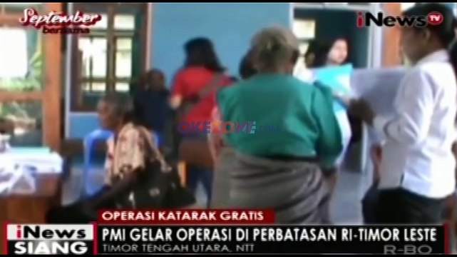 PMI Gelar Operasi Katarak Gratis di Perbatasan RI-Timor Leste