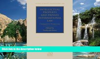 Books to Read  Intellectual Property and Private International Law: Comparative Perspectives