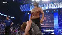 Triple H vs The Great Khali (Broken Glass Arm Wrestling)