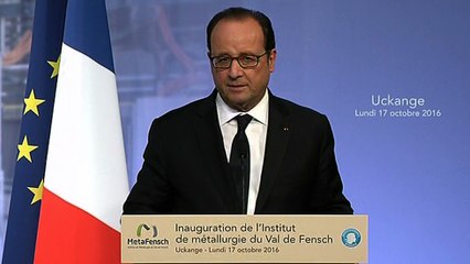Discours du Président de la République à Metafensch à Uckange
