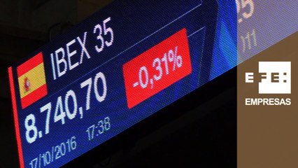 El Ibex pierde un 0,31% pero mantiene los 8.700 puntos al cierre